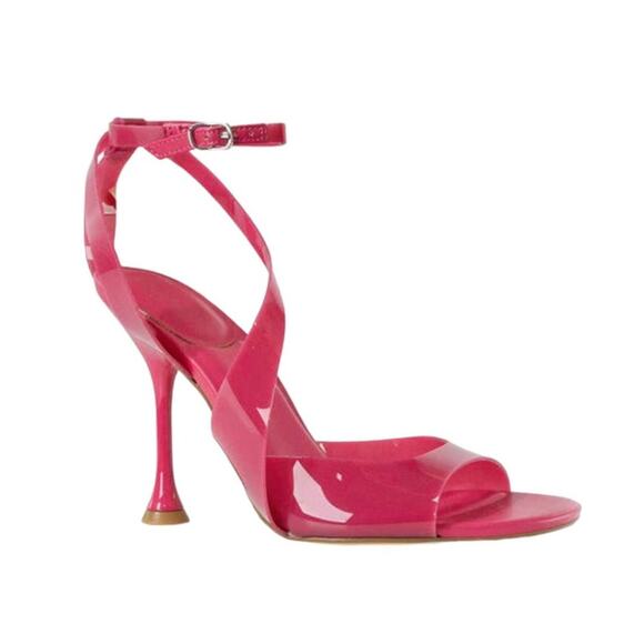 Marc Fisher Claudie Pink Strappy Jelly Sandal Size 10 NWT $130 MSRP - Picture 1 of 6